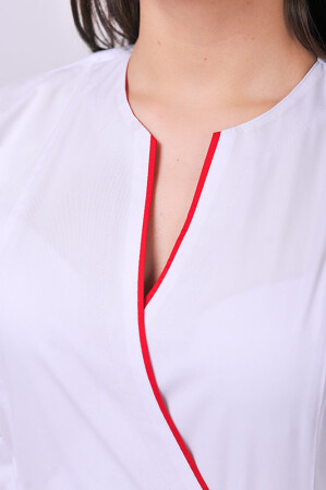 Venice+ Br. skinny suit. COTTON. White / red (544626) фото 4