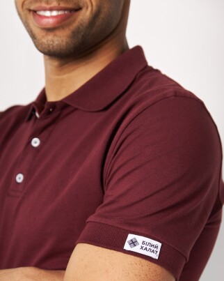Men's medical polo cherry 148-416-677 (6613763) фото 8