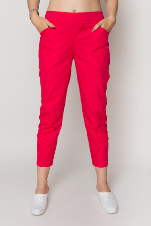Milana trousers women's, 7/8. COTTON. Coral (549928) фото 1