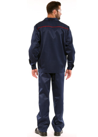Suit worker "STANDARD" (Greta 210) blue - bib overall and jacket (1231) фото 3