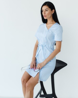 Medical tunic for women Naomi blue 151-462-679 (6613959) фото 7