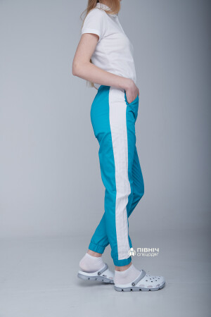 Women's medical trousers "Vanessa" turquoise (3399109) фото 12