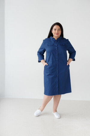 Women's medical gown Valerie blue +SIZE 156-322-677 (6625328) фото 3