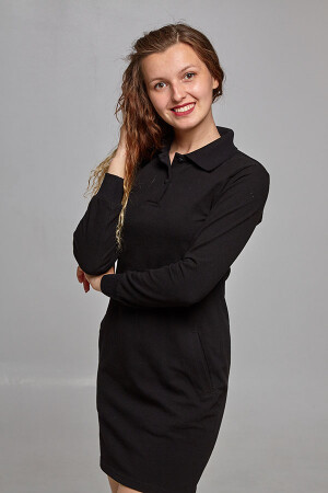 POLO classic dress, long sleeve. Black (544607) фото 3