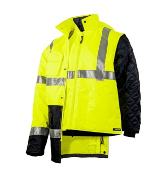 Куртка-парка Sizam NORWICH сигнальная со светоотражающими лентами 30030-30035 (8138065) фото 1