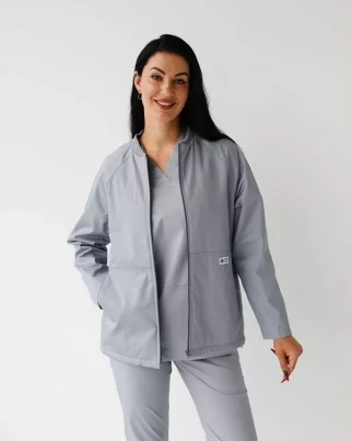 Medical jacket women's Atlanta grey 522-328-842 (6637345) фото 1