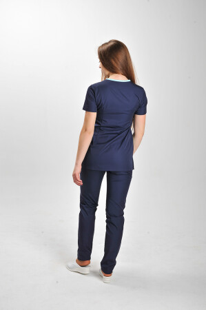 Suit I-30+ Br. skinny. COTTON. Dark blue with menthol (544708) фото 2