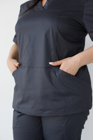 Women's medical suit Topaz dark blue Elite Stretch 488-406-705 / 492-406-705(6624458) фото 10
