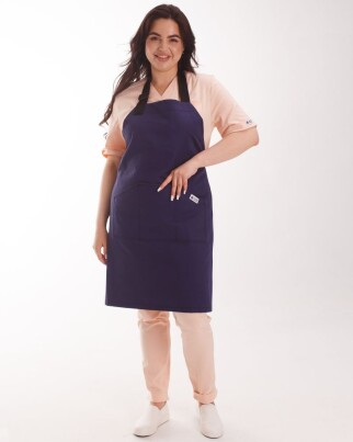 Professional water-repellent apron Verona navy blue 173-406-909 (6613858) фото 1