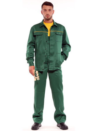 Suit worker "STANDARD" (fabric of Greta 210) - semi-overalls and a jacket (1233) фото 1