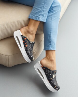 Взуття медичне сабо Health black c підошвою AirMax 352-321-826 (6613183) фото 7