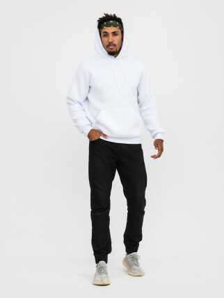 Худи UNISEX с начесом U-0401 белый (5110280) фото 5