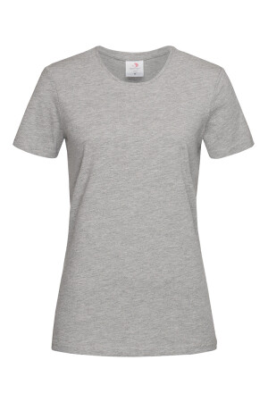 T-shirt female "STEDMAN" CLASSIC-T FITTED ST2600 GYH gray (511368) фото 1