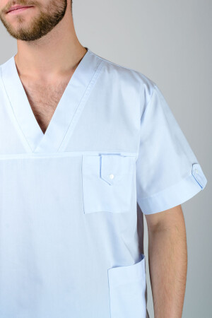 Хирургический костюм К-33. COTTON. Унисекс Белый (544837) фото 4
