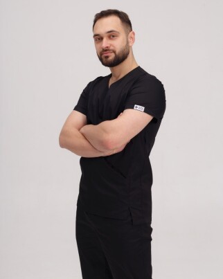 Medical suit for men Milan black 134-321-708 (6613672) фото 8