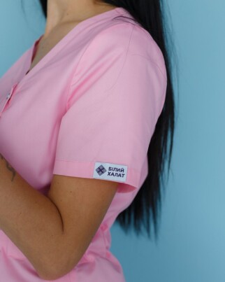 Medical tunic for women Naomi pink 151-337-679 (6613950) фото 7