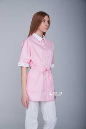 Women's medical blouse "Daria" pink (3399106) фото 7