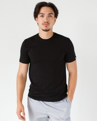 Медицинская футболка мужская черная 153-321-681 (6613812) фото 1