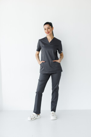 Women's medical suit Topaz dark blue Elite Stretch 488-406-705 / 492-406-705(6624458) фото 1