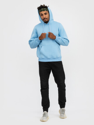 Худи UNISEX с начесом U-0401 голубой (5110244) фото 7