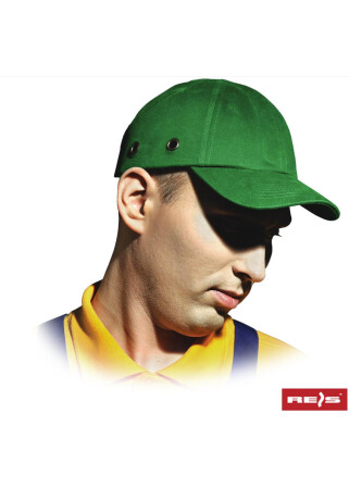 Protective cap (helmet-baseball cap) BUMPCAP green (444448) фото 1