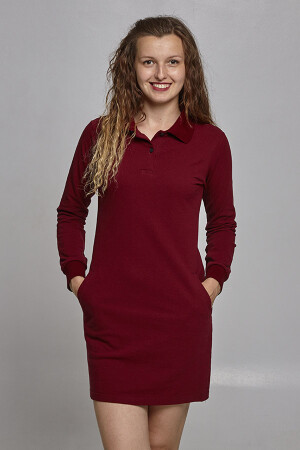 POLO classic dress, long sleeve. Marsala (Lacoste) (544604) фото 1