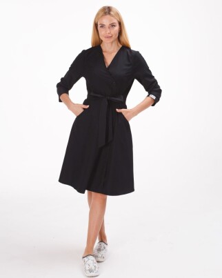 Medical gown for women Provence black 178-321-677 (6613944) фото 1