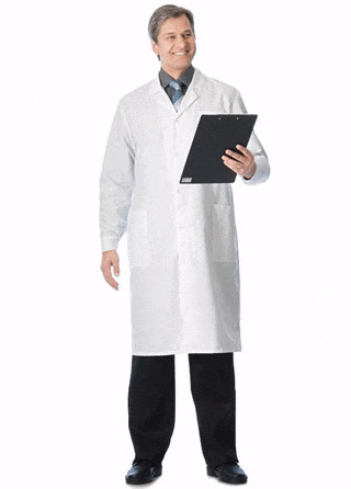 Dressing gown for men white (tk. Gabardine) 220120 фото 2