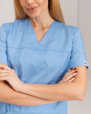 Medical Women's Shirt Topaz Light Blue 433-436-705 (6613536) фото 5