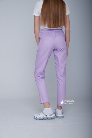 Women's medical trousers "Francesca" lavender (3399103) фото 9