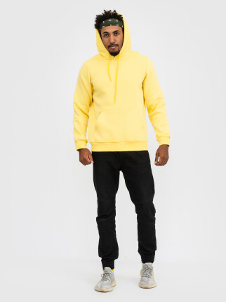 Hoodie UNISEX brushed U-0401 yellow (5110256) фото 6