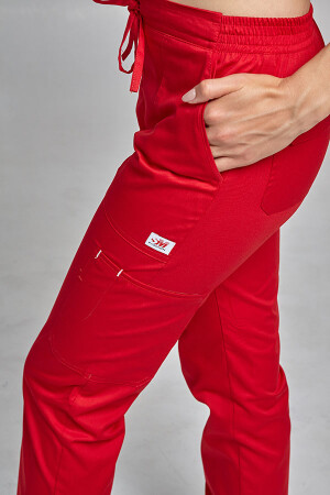 Women's Virginia trousers. COTTON. Red (544953) фото 6