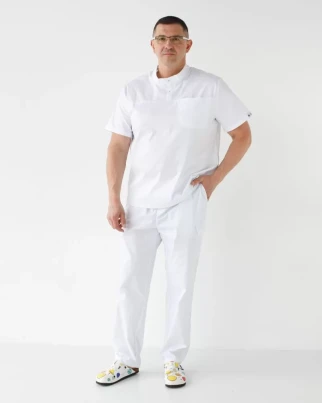 Medical suit for men Denver white 404-324-679/447-324-679 (6613719) фото 10
