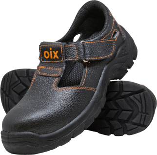 Black-orange work sandals unisex OX-OIX-S-SB BP (221502) фото 1