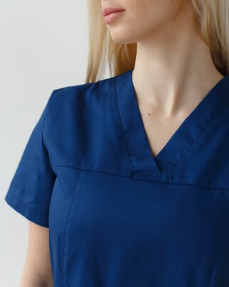 Medical shirt women's Topaz blue 164-322-705 / 386-322-705 (6613497) фото 3