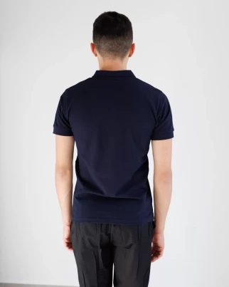 Medical polo for men navy blue 148-406-677 (6637776) фото 2
