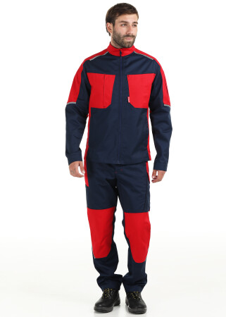 Work jacket "PATRIOT" blue-red (55500045) фото 1