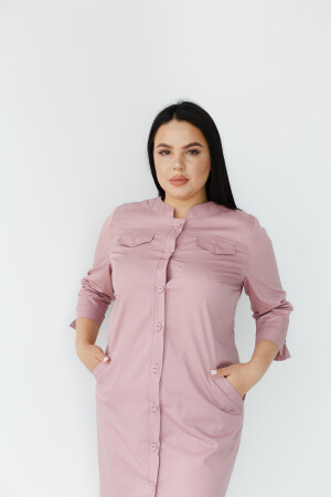 Women's medical gown Valerie ash pink +SIZE 156-429-677 (6625325) фото 2