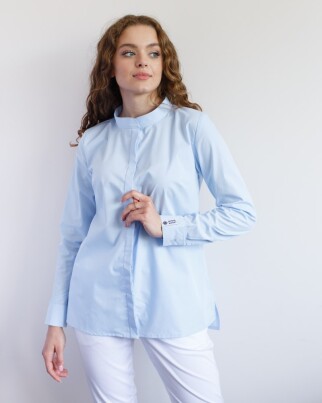 Medical shirt women's Stephanie blue 402-333-821 (6613521) фото 7