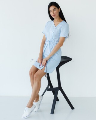 Medical tunic for women Naomi blue 151-462-679 (6613959) фото 1