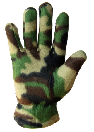 Gloves fleece "Camouflage" (109) фото 1
