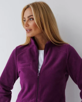Medical sweatshirt women's fleece Dakota purple 406-335-842 (6637728) фото 3