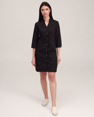 Medical gown women's Elizabeth black 416-321-679 (6613605) фото 8