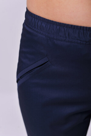Women's skinny trousers. COTTON. Dark blue (544969) фото 2