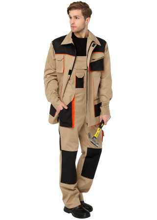 Working jacket "TRITON" sand (1613265) фото 1