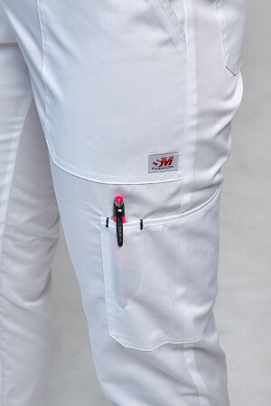 Women's Virginia trousers. COTTON. White (544948) фото 3