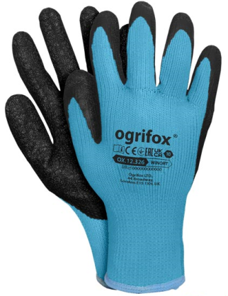 Gloves warmed with latex dipping OX-WINORT NB (18252) фото 1