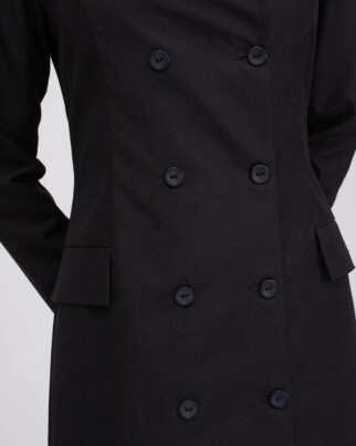 Medical gown women's Monica black 356-321-677 (6613589) фото 6