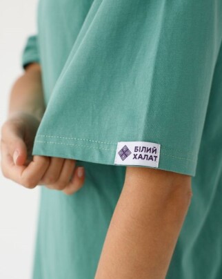 Medical T-shirt unisex green 453-396-730 (6613567) фото 7