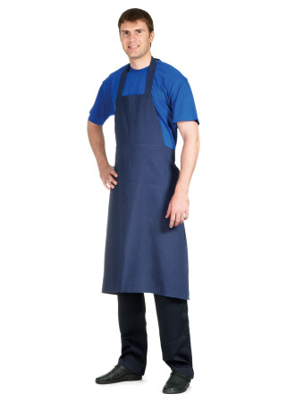 Apron worker blue (fabric of Greta) 220072 фото 1
